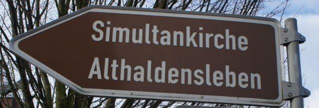 Ortseingangschild Althaldensleben